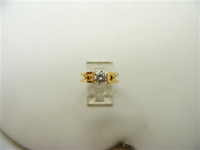 58 Points 6 Prong Solitairie Engagement Ring
