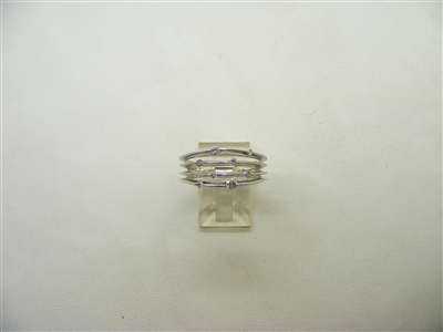 4 Line Diamond Ring