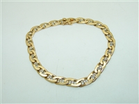 14K Yellow Gold Diamond Bracelet