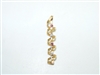 14k Yellow Gold Diamond And Ruby Pendant