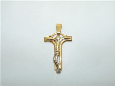 Yellow And White Gold Cross