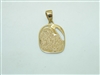 10k Yellow Gold Religious Medal