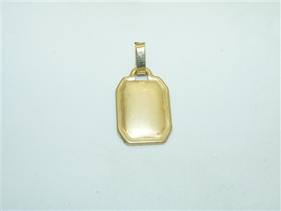 14k Yellow Gold Pendant