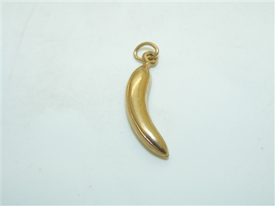 14k Yellow Gold Banana Charm