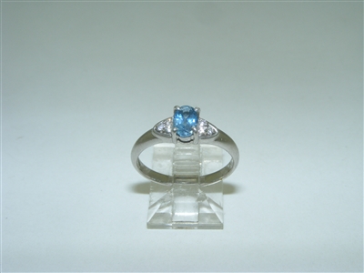 Beautiful Diamond Aquamarine ring