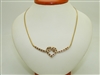 BEAUTIFUL Diamond & Ruby Heart Necklace