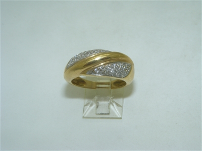 Women's 18k Yellow Gold Diamond Ring