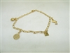 18k Yellow Gold Charm Bracelet