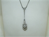 Vintage Platinum Diamond Necklace