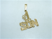 14k Yellow Gold # 1 Son