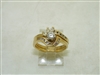 Diamond Paired Engagement Ring