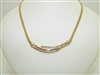 14k Yellow Gold Gorgeous Diamond Necklace