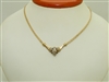 Gorgeous Diamonds & 14k Yellow Gold Necklace