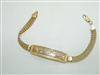 Gorgeous "Mis 15 aÃ±os" Multi Tone Gold Bracelet