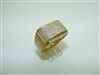 10k Yellow  Gold Men's Diamond Ring