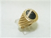 14k Yellow Gold Onyx Ring