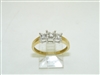 14k Yellow & White Gold Anniversary Diamond Ring