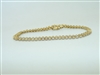 14k yellow Gold Tennis Bracelet