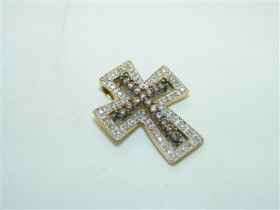 14k Yellow Gold Cross Pendant