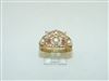 14k yellow gold Ruby and Diamond Ring