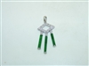 Natural Jade Diamond Pendant