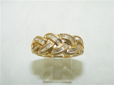 Braided Style Diamond Ring