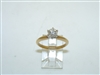 14k Yellow Gold Engagement Diamond Ring