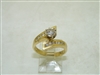 14k Yellow Gold Gorgeous Diamond Ring