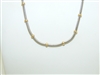 14k Yellow And White Gold Chain
