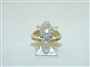 Vintage 14k Yellow And White Gold Diamond ring