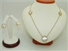 Gorgeous Earring And Necklace Mother Pearl Set