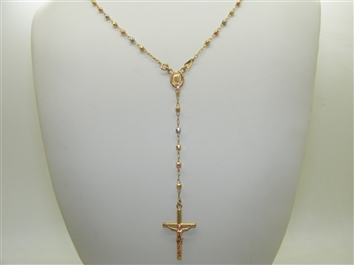 Beautiful Jesus Rosary Necklace