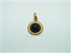 14k Yellow Gold Onyx Pendant
