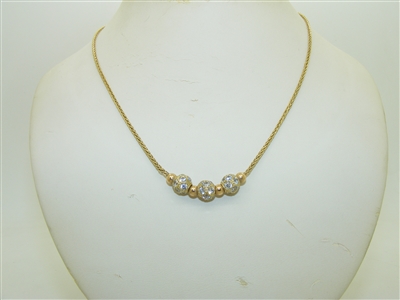 14k Yellow Cold Necklace