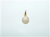 18k Yellow Gold freshwater pearl Pendant
