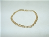 14k Yellow Gold Women's Charm Bracelet