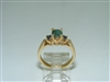 18k yellow gold Natural Emerald ring