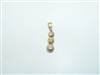 14k Yellow Gold Diamond Pendant