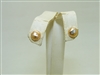 18k Rose Gold Push Back Earrings