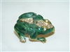 18k Yellow Gold Diamond Frog pin