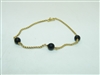 Black Espinal Yellow Gold Bracelet