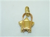 18k Yellow And Rose Gold Star Pendant