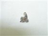 14k White Gold Diamond Pendant