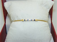 Yellow Gold Sapphire Bracelet