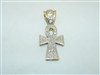 14k Yellow Gold Cross Ankh Pendant