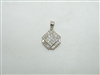 18k White Gold Gorgeous Diamond Pendant