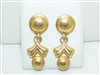 18k Yellow Gold Hanging Earring