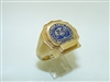 New York Police Detective Yellow Gold Ring