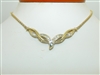 14k Yellow Gold Diamond Necklaces