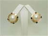 Beautiful Mabe Pearl Earring